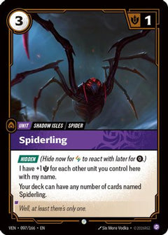 Spiderling (097/166) - Vendetta Foil-1