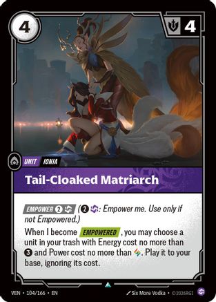 Tail-Cloaked Matriarch (104/166) - Vendetta Foil-1