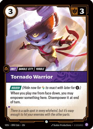 Tornado Warrior (099/166) - Vendetta Foil-1