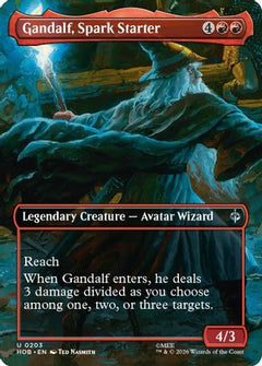 Gandalf, Spark Starter (Borderless) (HOB-203) - The Hobbit-1