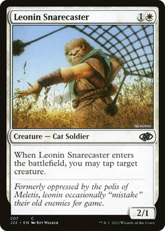Leonin Snarecaster [Jumpstart 2022]-1