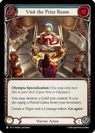 Visit the Prize Room (AOL028) - Armory Deck: Olympia, Prized Fighter-1