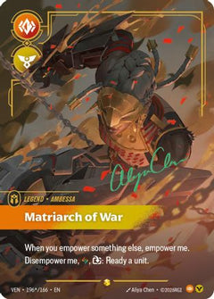 Ambessa - Matriarch of War (Signature) (196*/166) - Vendetta Foil-1