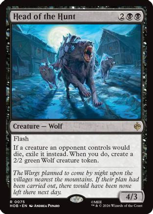 Head of the Hunt (HOB-075) - The Hobbit Foil-1