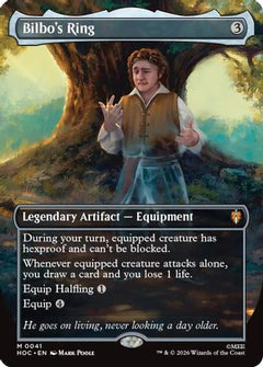 Bilbo's Ring (Borderless) (HOC-041) - The Hobbit: Eternal-Legal Foil-1