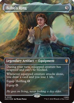 Bilbo's Ring (Borderless) (Surge Foil) (HOC-081) - The Hobbit: Eternal-Legal Foil-1