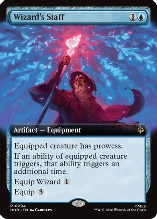 Wizard's Staff (Extended Art) (HOB-294) - The Hobbit Foil-1