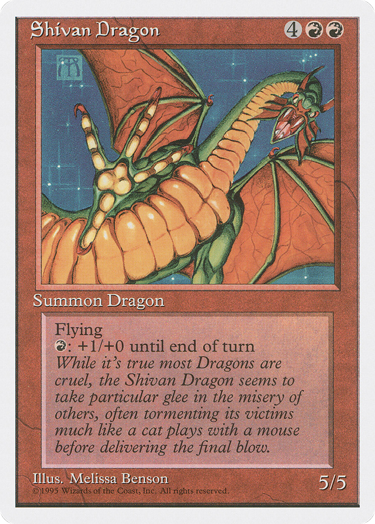Shivan Dragon [Fourth Edition]-1
