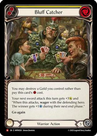 Bluff Catcher (MPW029) - Mastery Pack Warrior Rainbow Foil-1