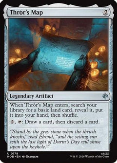 Thror's Map (HOB-179) - The Hobbit Foil-1