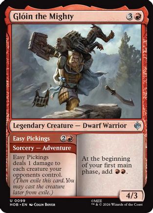 Gloin the Mighty (HOB-099) - The Hobbit Foil-1