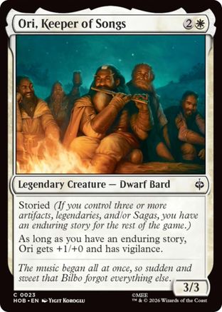 Ori, Keeper of Songs (HOB-023) - The Hobbit Foil-1