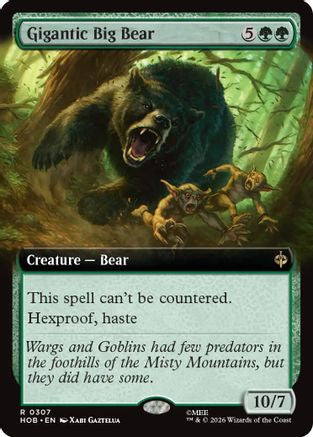 Gigantic Big Bear (Extended Art) (HOB-307) - The Hobbit-1