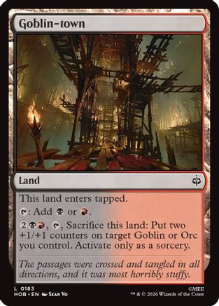 Goblin-town (HOB-183) - The Hobbit Foil-1