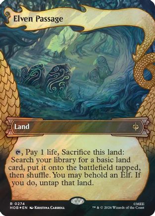 Elven Passage (Showcase) (Surge Foil) (HOB-274) - The Hobbit Foil-1