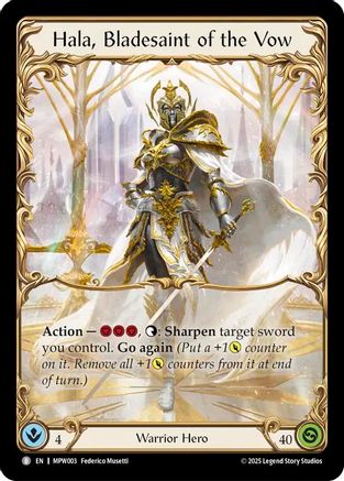 Hala, Bladesaint of the Vow (MPW003) - Mastery Pack Warrior-1