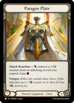 Paragon Plate (MPW009) - Mastery Pack Warrior Cold Foil-1