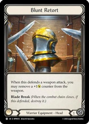 Blunt Retort (MPW013) - Mastery Pack Warrior-1