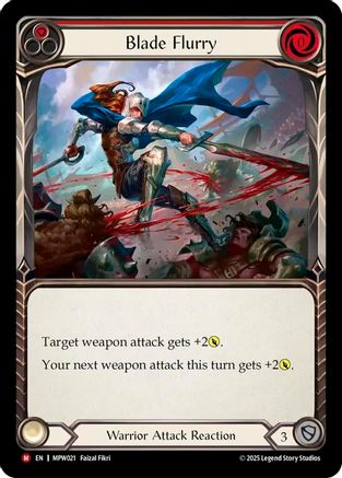 Blade Flurry (Red) (MPW021) - Mastery Pack Warrior-1
