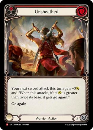 Unsheathed (Red) (MPW035) - Mastery Pack Warrior-1