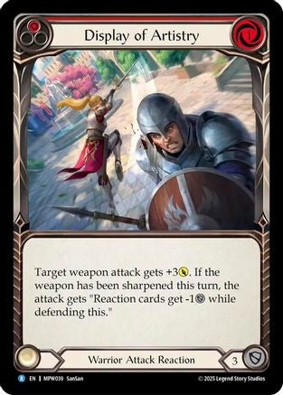 Display of Artistry (Red) (MPW039) - Mastery Pack Warrior-1