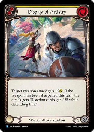 Display of Artistry (Yellow) (MPW040) - Mastery Pack Warrior-1
