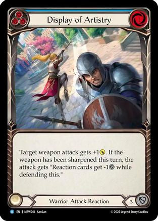 Display of Artistry (Blue) (MPW041) - Mastery Pack Warrior-1