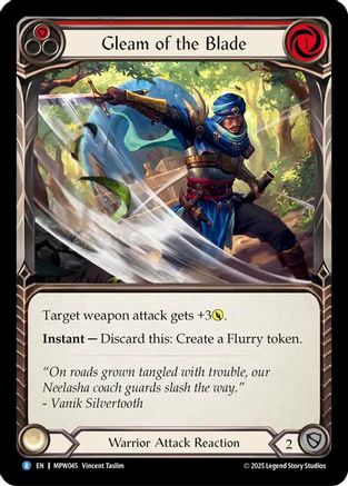 Gleam of the Blade (Red) (MPW045) - Mastery Pack Warrior-1