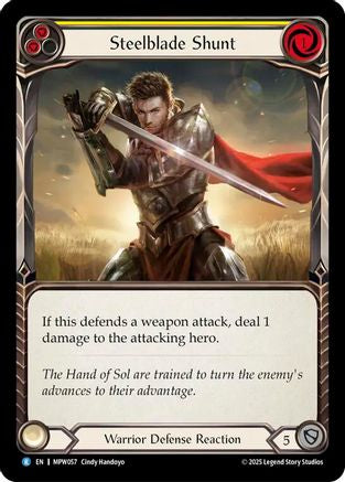 Steelblade Shunt (Yellow) (MPW057) - Mastery Pack Warrior-1