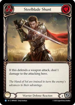 Steelblade Shunt (Blue) (MPW058) - Mastery Pack Warrior-1