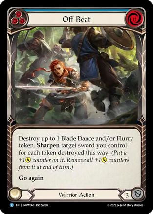 Off Beat (Blue) (MPW066) - Mastery Pack Warrior-1