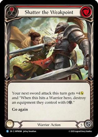 Shatter the Weakpoint (Red) (MPW068) - Mastery Pack Warrior-1
