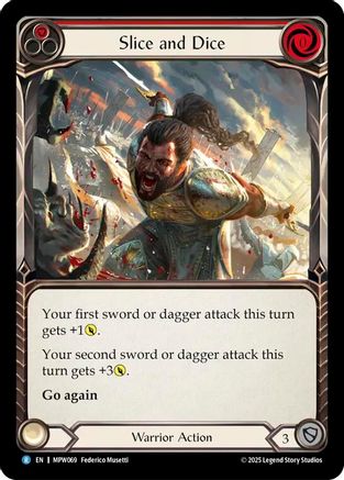 Slice and Dice (Red) (MPW069) - Mastery Pack Warrior-1