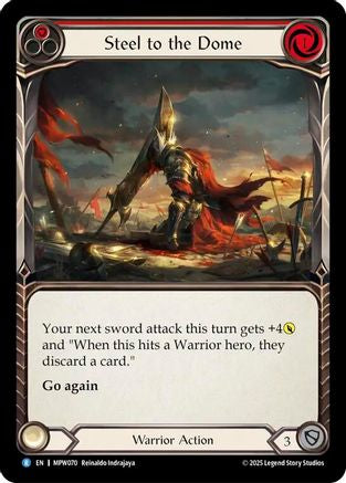 Steel to the Dome (Red) (MPW070) - Mastery Pack Warrior-1