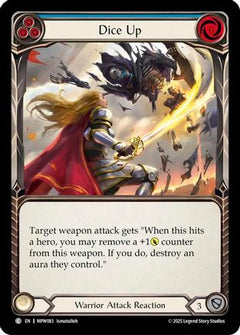 Dice Up (Blue) (MPW083) - Mastery Pack Warrior Rainbow Foil-1