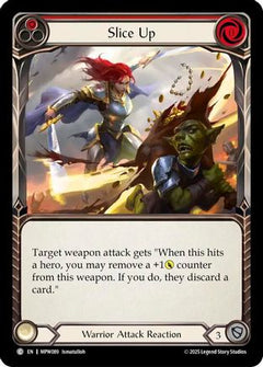 Slice Up (Red) (MPW089) - Mastery Pack Warrior Rainbow Foil-1