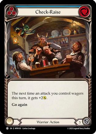 Check-Raise (Blue) (MPW101) - Mastery Pack Warrior