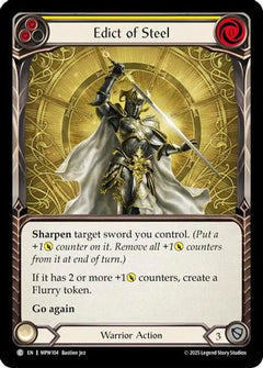 Edict of Steel (Yellow) (MPW104) - Mastery Pack Warrior-1