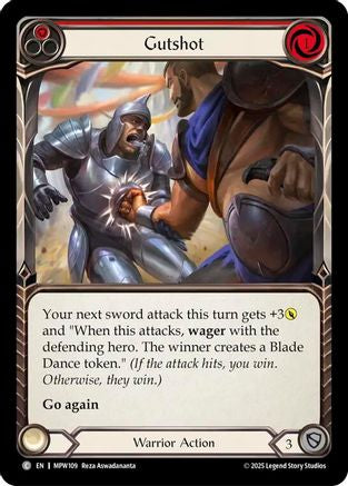 Gutshot (Red) (MPW109) - Mastery Pack Warrior-1