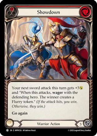 Showdown (Red) (MPW126) - Mastery Pack Warrior-1