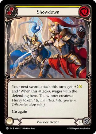 Showdown (Yellow) (MPW127) - Mastery Pack Warrior-1