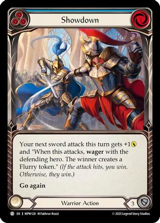 Showdown (Blue) (MPW128) - Mastery Pack Warrior-1