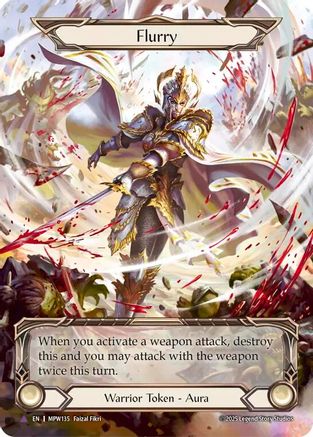Flurry (Marvel) (MPW135) - Mastery Pack Warrior Cold Foil