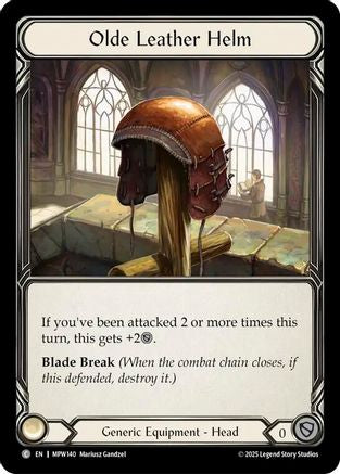 Olde Leather Helm (MPW140) - Mastery Pack Warrior-1