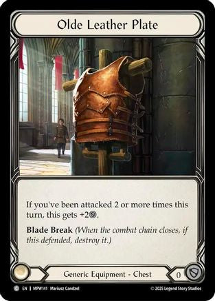 Olde Leather Plate (MPW141) - Mastery Pack Warrior-1