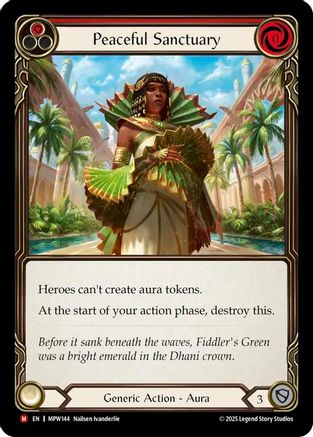 Peaceful Sanctuary (Red) (MPW144) - Mastery Pack Warrior-1