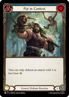 Put in Context (Blue) (MPW149) - Mastery Pack Warrior-1