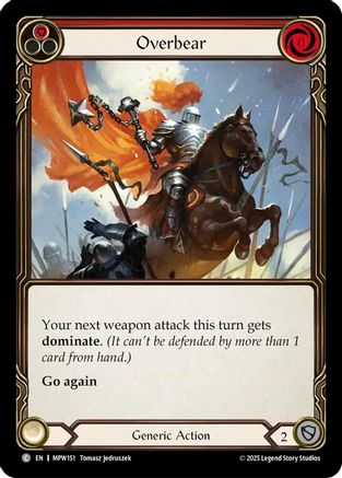 Overbear (Red) (MPW151) - Mastery Pack Warrior-1
