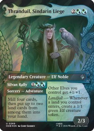 Thranduil, Sindarin Liege (Showcase) (Surge Foil) (HOB-269) - The Hobbit Foil-1