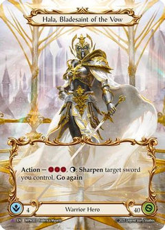 Hala, Bladesaint of the Vow (Marvel) (MPW003) - Mastery Pack Warrior Cold Foil-1